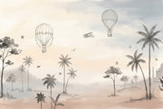 Misty Landscape Wallpaper Watercolor Wash Global Travel Removable Wall Decor design