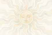 Watercolor Texture Wallpaper Textured Wash Removable Pastel Sun Wall Decor design