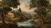 Landscape Wallpaper Traditional River Wall Decor design