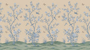 Floral Wallpaper Birds Nature Wall Mural design