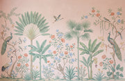 Tropical Birds Wallpaper Vintage Chinoiserie Wall Mural design