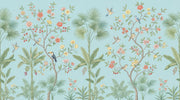 Floral Wallpaper Birds Garden Wall Mural design