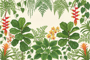 Tropical Botanical Wallpaper Green Foliage Jungle Garden Removable Wall Decor design