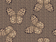 Dark Leopard Print Butterfly Wallpaper design