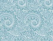 Teal Intricate Abstract Pattern Wallpaper design