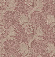 Vintage Floral Wallpaper Burgundy Botanical Pattern Wall Mural design