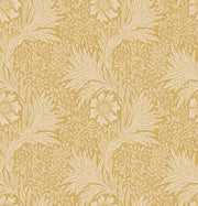 Vintage Floral Wallpaper Gold Botanical Pattern Wall Mural design