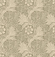 Vintage Floral Wallpaper Olive Leaf Pattern Wall Mural design