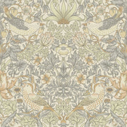 Vintage Bird Wallpaper Sage Botanical Pattern Wall Mural design