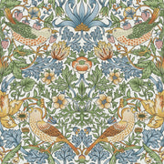 Bird and Floral Wallpaper Vintage Botanical Pattern Wall Mural design