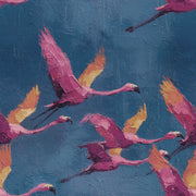 Flamingos Wallpaper Abstract Removable Blue Wall Decor design