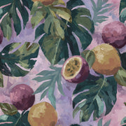 Tropical Wallpaper Fruits Leaves Decorative Mural design