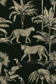 Tropical Jungle Wallpaper Leopard Removable Toucan Wall Mural design