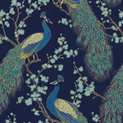 Peacock Wallpaper Floral Oriental Decorative Mural design