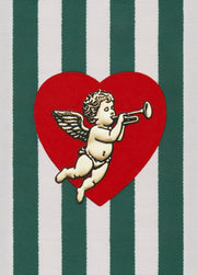 Cherub Wallpaper Heart Eclectic Decorative Mural design