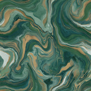 Shades Of Green Wallpaper Fluid Elegant Wall Mural design