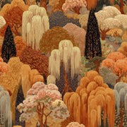 Forest Wallpaper Autumn Removable Vintage Wall Decor design