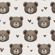 Bear Wallpaper Hearts Cute Wall Decor design