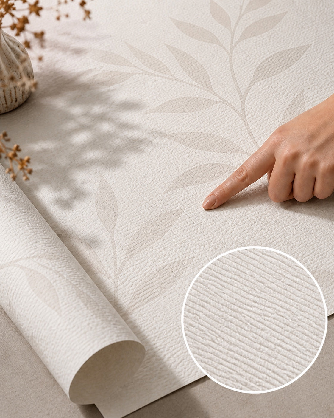 Hospitality-grade Textile Wallpaper material